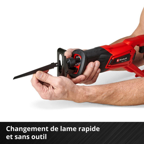 Scie universelle sans fil – TE-AP 18 Li Solo – Profondeur de coupe bois 100 mm – Power X-Change - EINHELL 