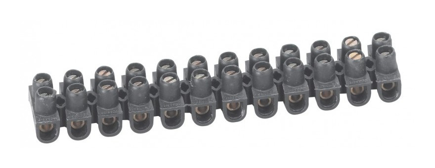 Barrette de connexion nylbloc - noir - 2.5 mm2 -