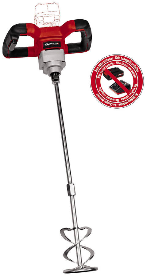 Mélangeur à mortierpeinture sans fil EINHELL TE MX 18 Li Solo 18V K3 - vue 4