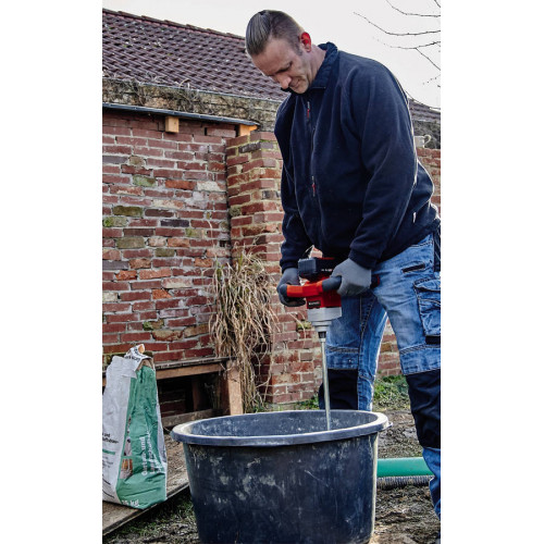 Mélangeur peinture et mortier sans fil – TE-MX 18 Li Solo – 18 V – Variateur électronique – Porte-outil M14 – Sans batterie ni c - EINHELL 