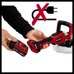 Ponceuse-polisseuse sans fil 36 V (2 x 18 V) – CE-CP 18/180 Li E – Ø 180 mm – Brushless – sans batterie ni chargeur - EINHELL 