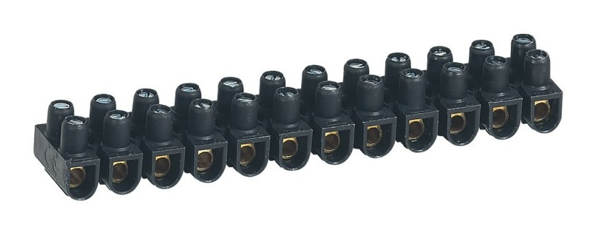 Barrette de raccordement nylbloc - 6 mm - 41 a - noir