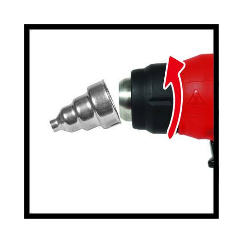 Décapeur thermique sans fil TE-HA 18 Li-Solo – 18 V – 2 niveaux de température – Accessoires inclus – Sans batterie ni chargeur - EINHELL 