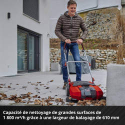 Balayeuse sans fil TE-SW 18/610 Li solo - Sans batterie - EINHELL 