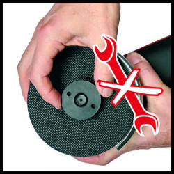 Meuleuse d’angle sans fil 18 V – AXXIO 18/125 Q – Ø 125 mm – Brushless – Solo - EINHELL