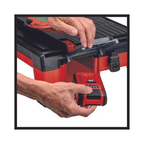 Coupe-carrelage sans fil - TE-TC 18/115 Li-Solo - 18 V - Ø 115 mm - 24 mm (90°) / 16 mm (45°) - 3800 tr/min - table inclinable 0 - EINHELL 