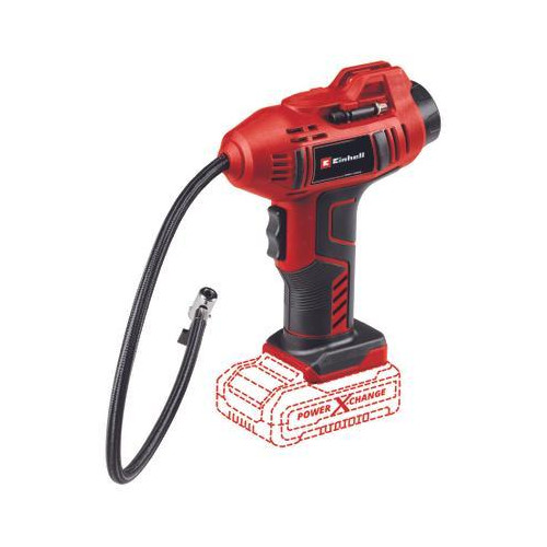 Compresseur pour voiture sans fil – CE-CC 18 Li – 18 V – 11 bar – Power X-Change - EINHELL 