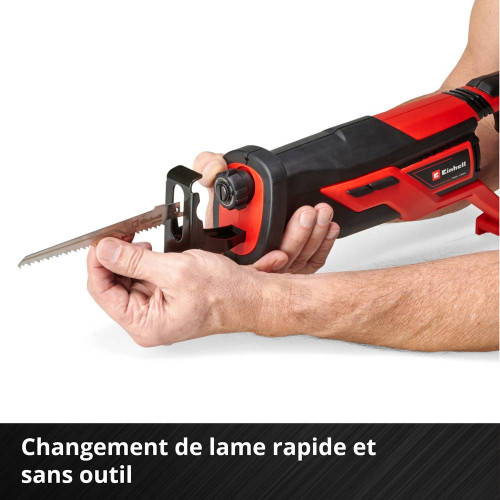 Scie universelle sans fil - TE-AP 18/26 Li-Solo - 18 V - Course 26 mm - 0-2 600 cps/min - Coupe bois 180 mm / acier 12 mm - EINHELL 