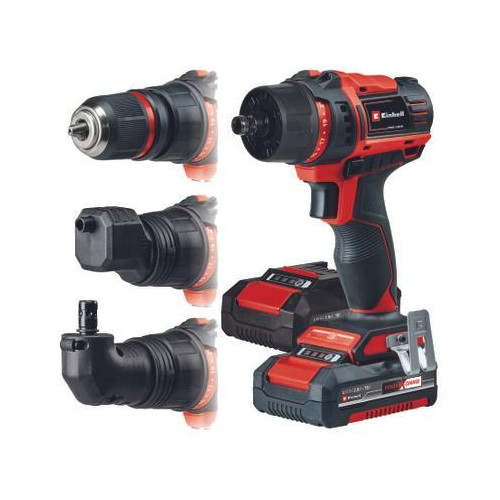 Perceuse-visseuse sans fil TE-CD 18/45 + 2 batteries 2,0 Ah + 22 accessoires -  couple max. 45 Nm - EINHELL 