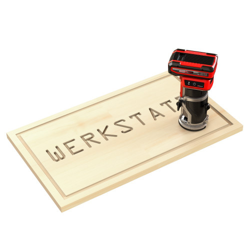 Affleureuse sans fil – TP-RO 18 Li BL-Solo – 18 V – Brushless – Pinces 6/8 mm – Power X-Change - EINHELL 