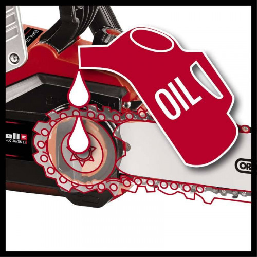 Tronçonneuse sans fil – GE-LC 36/35 Li Solo – 36 V – Guide 35 cm – Moteur Brushless – Sans batterie ni chargeur - EINHELL 