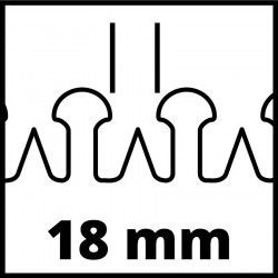 Taille-haies sans fil – ARCURRA – 18 V – Longueur de coupe 550 mm – Lames laser/diamant – Collecteur de taillures – Sans batteri - EINHELL 