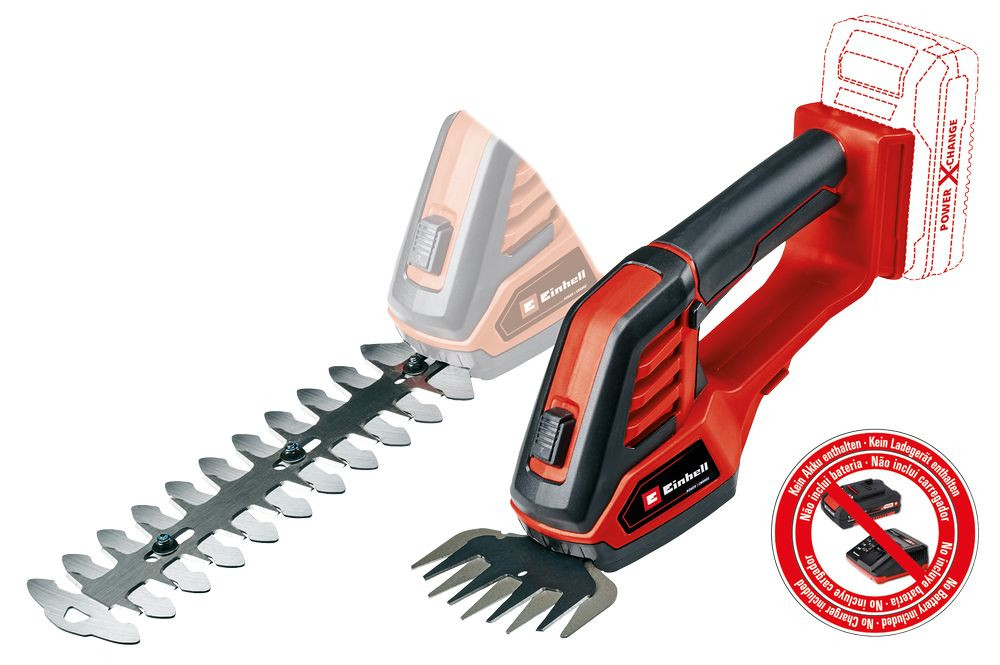 Cisaille À Gazon Sans Fil Einhell GE-CG 18/100 Li-Solo – 18V - vue 4