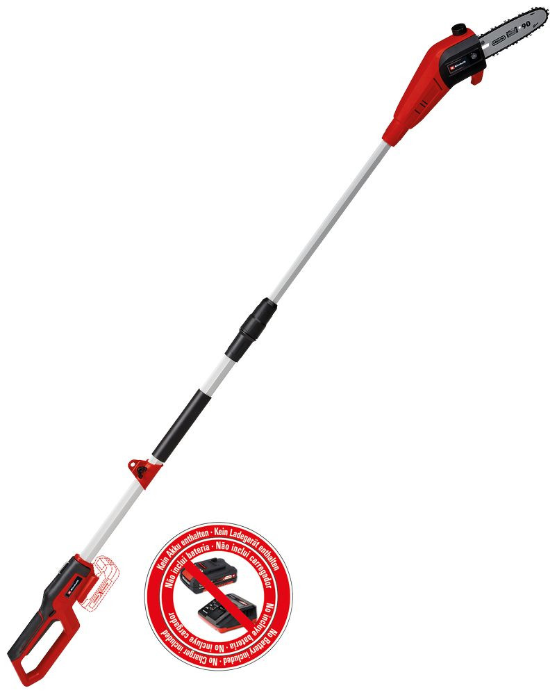 Elagueuse sur perche sans fil gc lc 1820 Li T Solo Power X Change 18 v bloc moteur inclinable à 30° perche engrenage métallique Livré sans Batterie ni Chargeur Einhell - vue 4