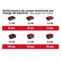 Ebrancheur télescopique sans fil GC- LC 18/20 Li T - sans batterie - EINHELL 