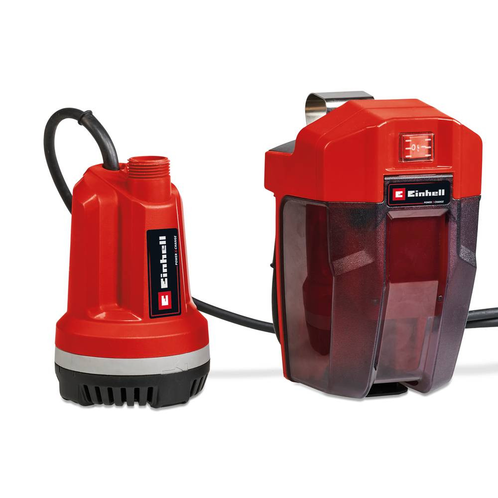 Pompe d’évacuation d’eau claire sans fil Einhell GE PP 18 RB Li Solo Power X Change 18 V max. 2 bar débit max. 3000 /h - vue 3
