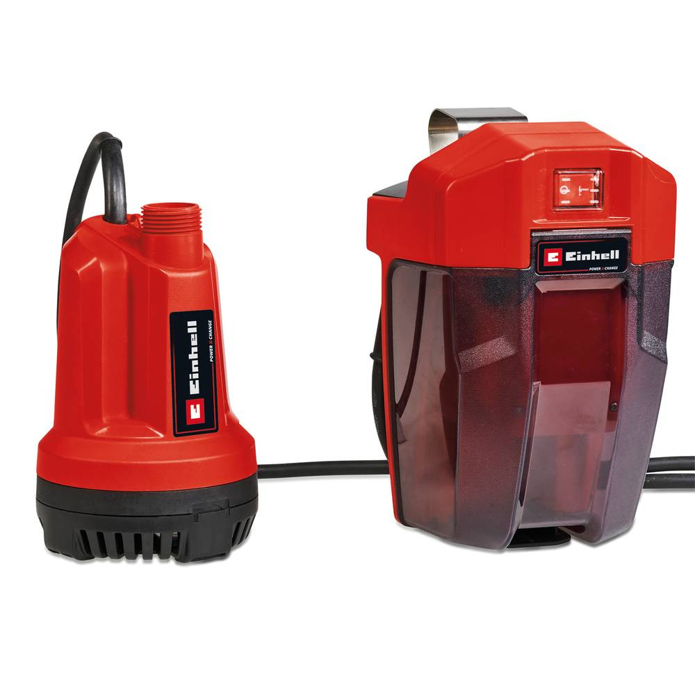 Pompe d’évacuation eaux claires sans fil GE SP 18 Li Capacité 5000 /h Profondeur d'immersion 4 sans batterie