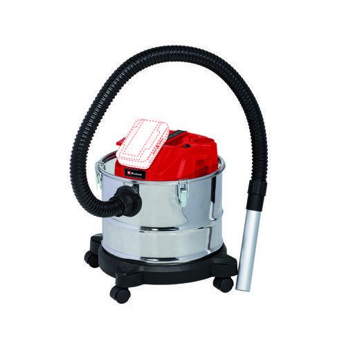 Aspirateur vide cendres sans fil TE-AV 18/15 Li C-Solo - sans batterie ni chargeur - EINHELL 