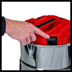 Aspirateur à cendres sans fil – TE-AV 18/15 Li C-Solo – 18 V – 100 mbar – 15 L – soufflerie – sans batterie ni chargeur - EINHELL 