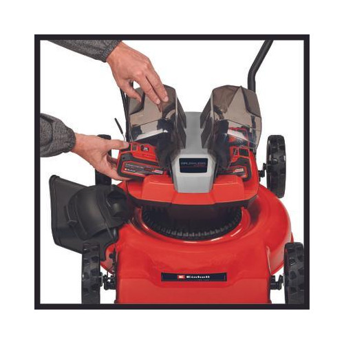 Tondeuse à gazon sans fil – GE-CM 36/48 Li M-Solo – Largeur de coupe 48 cm – Mulching – Power X-Change - EINHELL 