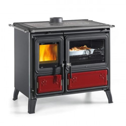 Cuisinière à bois - MILLY BORDEAUX de marque Nordica extraflame, référence: B8144600