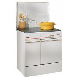 Cuisinière à bois - 240162BLANC de marque Godin, référence: B8144800