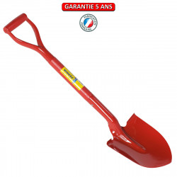 Pelle de bord avec manche poignée YD - 24 cm - Rouge de marque PERRIN  , référence: B8148000