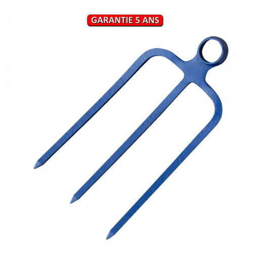 Fourche à fumier à douille - manche 135 courbe - 32x24 cm - PERRIN