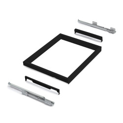 Lot de 2 cintres pour armoire Jagmet- Acier- Peint en blanc - EMUCA
