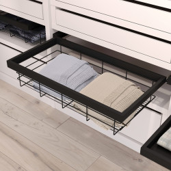 Lot de 2 cintres pour armoire Jagmet- Acier- Peint en blanc - EMUCA