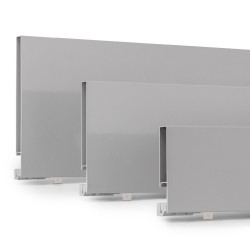 Porte-assiettes Orderbox pour tiroir- 90x470 mm- Gris anthracite- Aluminium et Plastique - EMUCA