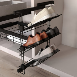 Lot de 10 interrupteurs à encastrer D21x21- Plastique- Gris - EMUCA