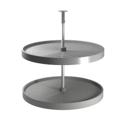 Lot de 10 poignées pour meubles Palermo- L150mm- entraxe 128mm- Aluminium- Anodisé mat - EMUCA