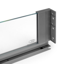 Tiroir extérieur Vertex 40 kg hauteur 178 mm- 178- Gris anthracite- Acier - EMUCA