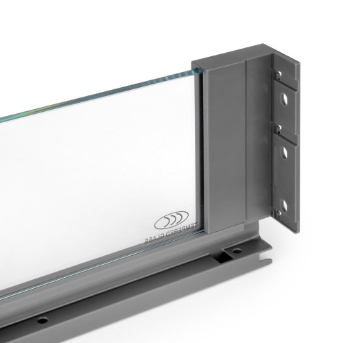 Tiroir extérieur Vertex 40 kg hauteur 178 mm- 178- Gris anthracite- Acier - EMUCA