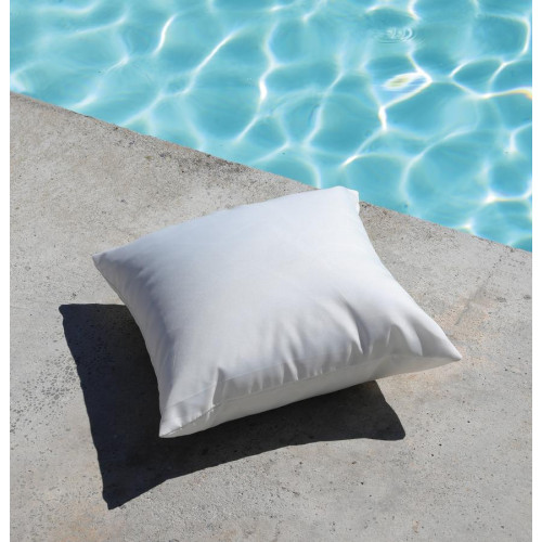 Coussin garden decor 40 x 40 cm - blanc - PROLOISIRS