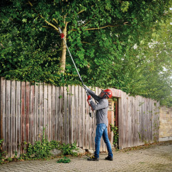 Taille-haies Télescopique électrique GC-HH 90/2046 T - jusqu'à 2,6 m + chaîne et sangle RECONDITIONNE - EINHELL 