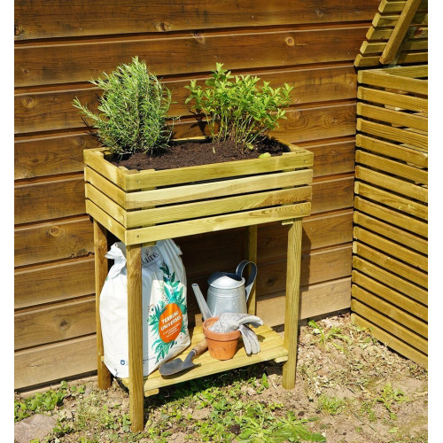 Mini carré potager surélevé KÜB - 60x30xH19,6/80 cm - Jardipolys