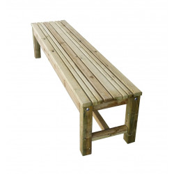 Banc de jardin OBLIK 184x42.5xH44,5cm de marque Jardipolys, référence: J8186700