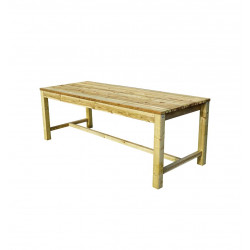 Table de jardin OBLIK -  200x80xH74,5 cm de marque Jardipolys, référence: J8186800