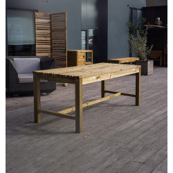 Table de jardin OBLIK -  200x80xH74,5 cm - Jardipolys