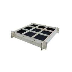 Potager CARDON 100x100xH18cm de marque Jardipolys, référence: J8187200