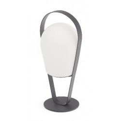 Lampe sur pied moyen Bob - 32 x 29 x 72 cm - graphite de marque PROLOISIRS, référence: B8193900