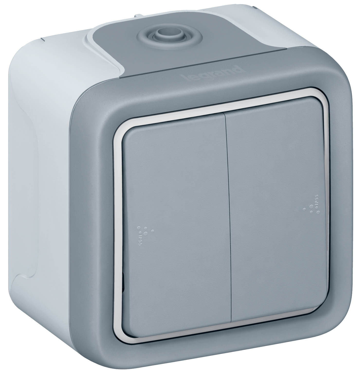 Plexo double va et vient gris saillie