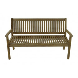 Banc de jardin Club en teck FSC - 150 x 70 x 88 cm - Teck de marque PROLOISIRS, référence: J8187800