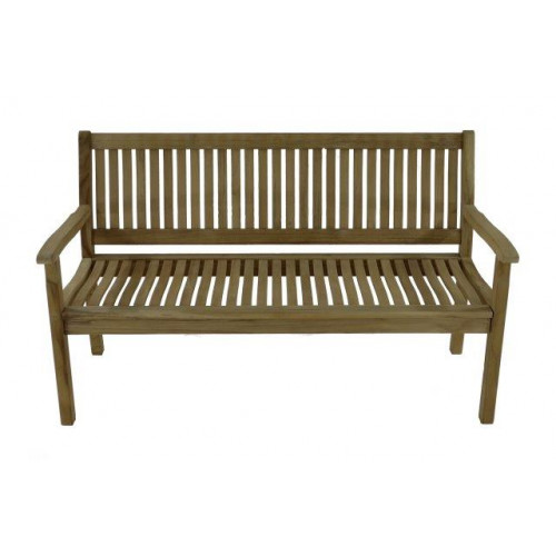 Banc de jardin Club en teck FSC - 150 x 70 x 88 cm - Teck - PROLOISIRS