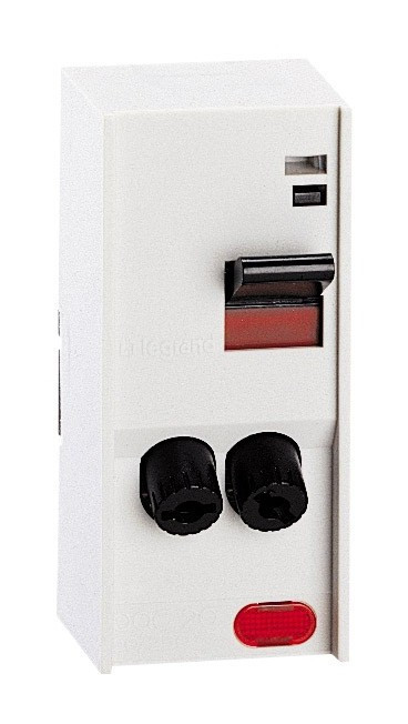 Interrupteur PAC avec cartouche fusible 2P avec voyant 20A- 4600W max - gris