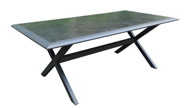 Table de jardin Ceram en aluminiumcéramique 194 x 104 x 74 cm