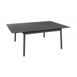 Table Dublin en aluminium - graphite - 140/200 x 140 cm de marque PROLOISIRS, référence: J8210000