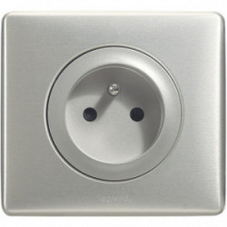 Celiane BT automatique 2 pôles + terre complet titane - LEGRAND